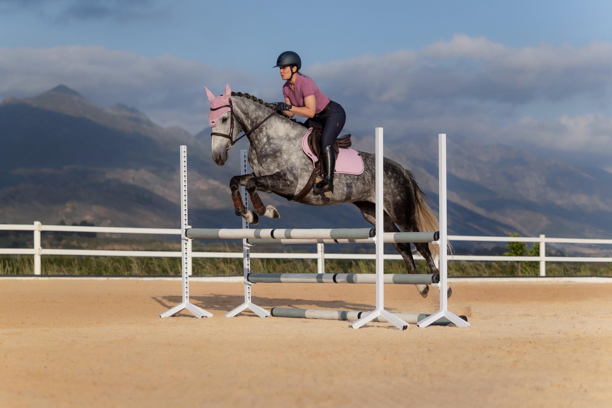 LeMieux Essence Close Contact Saddle Pad Fondant-English Saddle Pad-LeMieux-Small/Medium-Evolution Equestrian Co.