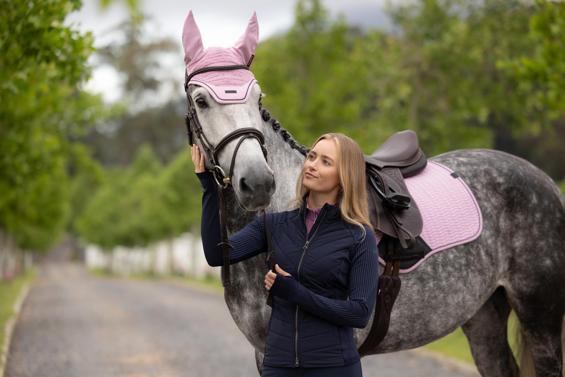 LeMieux Essence Close Contact Saddle Pad Fondant-English Saddle Pad-LeMieux-Small/Medium-Evolution Equestrian Co.