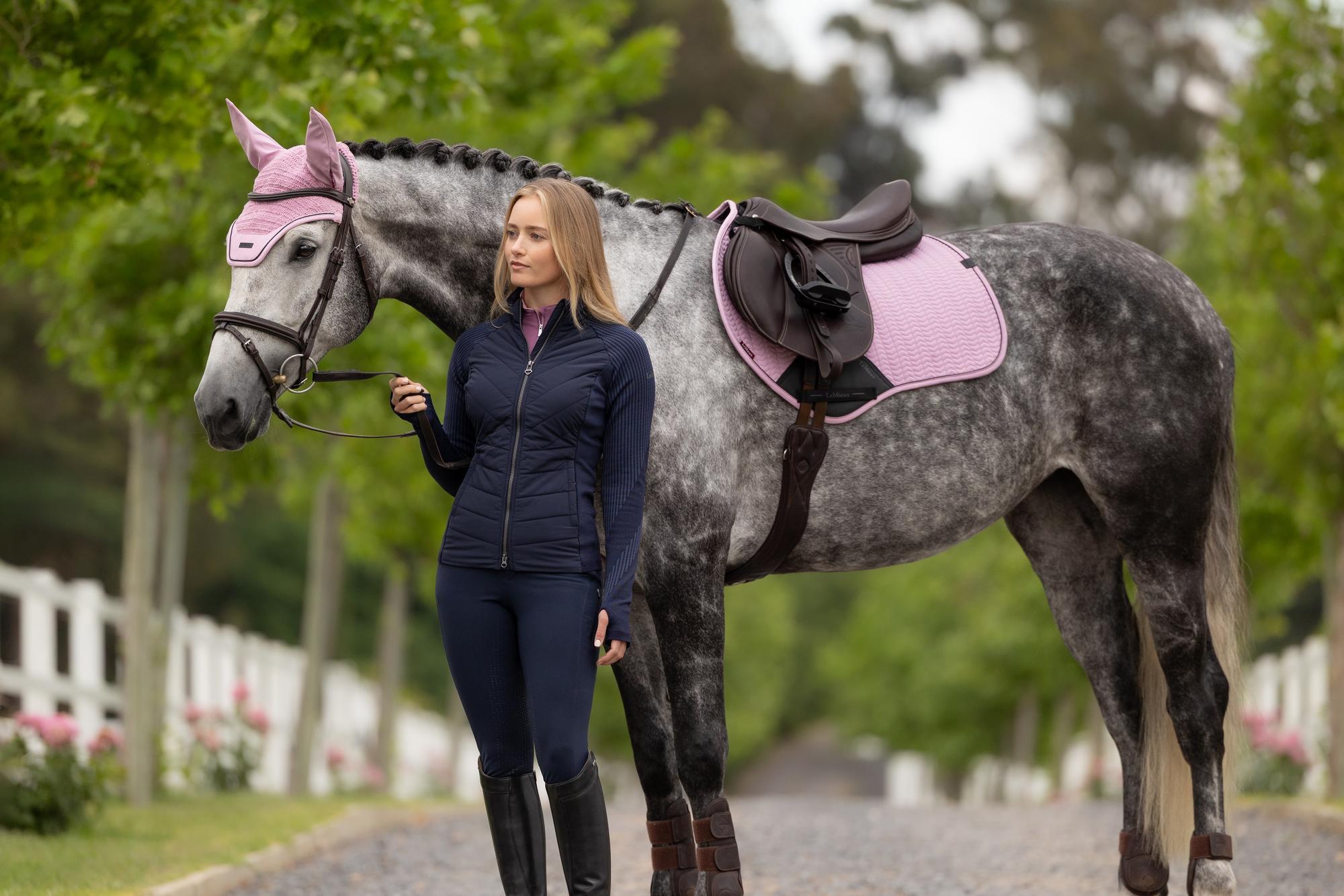 LeMieux Essence Close Contact Saddle Pad Fondant-English Saddle Pad-LeMieux-Small/Medium-Evolution Equestrian Co.