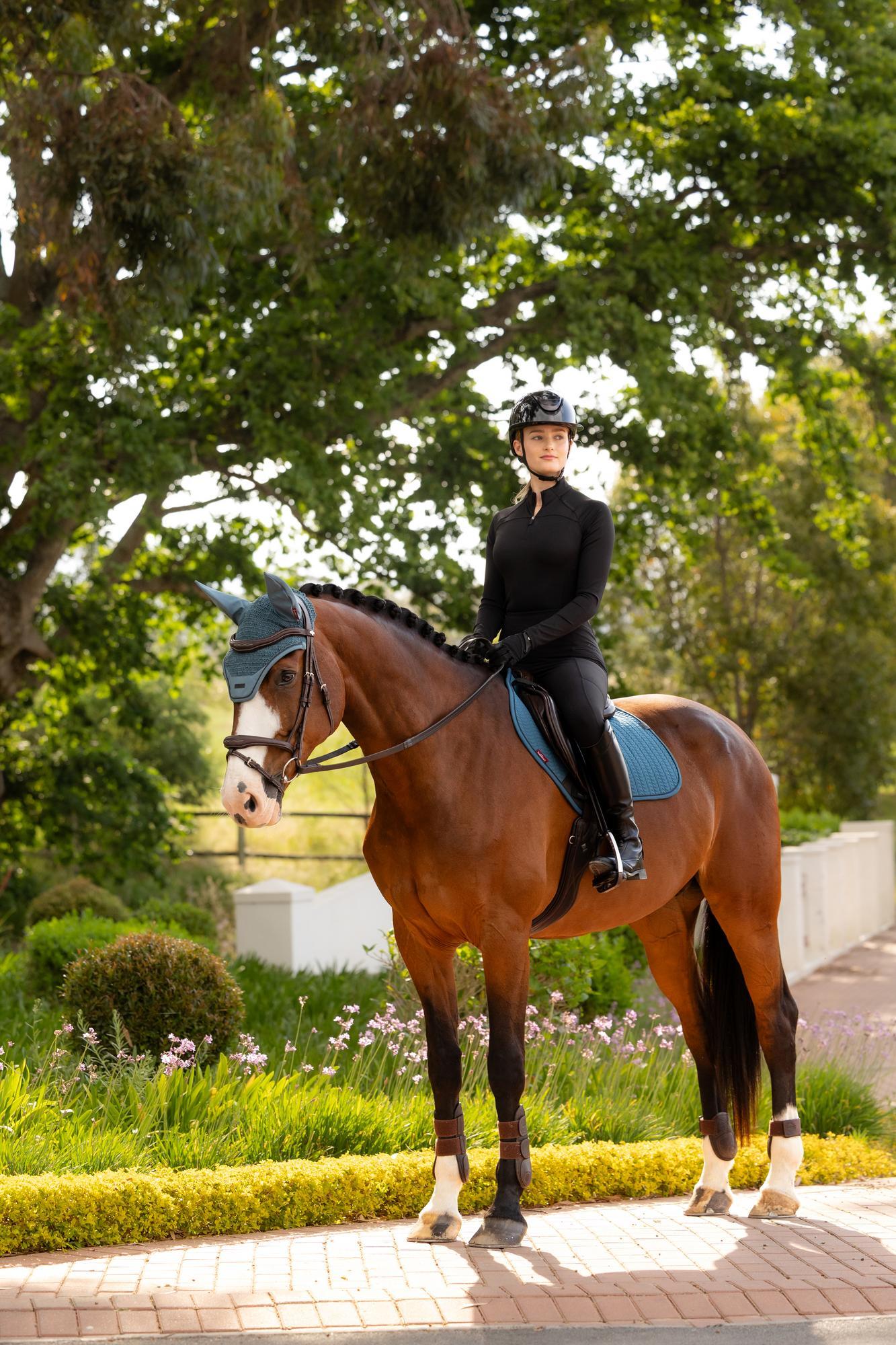 LeMieux Essence Close Contact Saddle Pad Jungle-English Saddle Pad-LeMieux-Small/Medium-Evolution Equestrian Co.