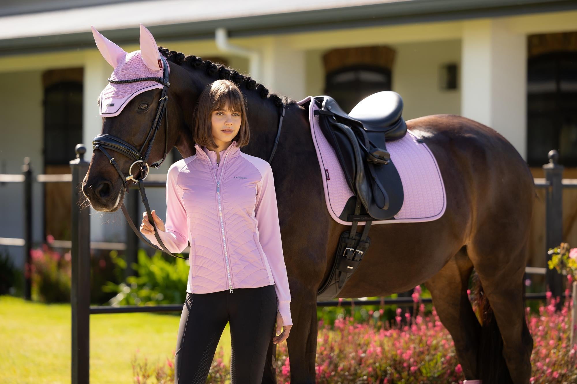 LeMieux Essence Dressage Saddle Pad Fondant-English Saddle Pad-LeMieux-Small/Medium-Evolution Equestrian Co.
