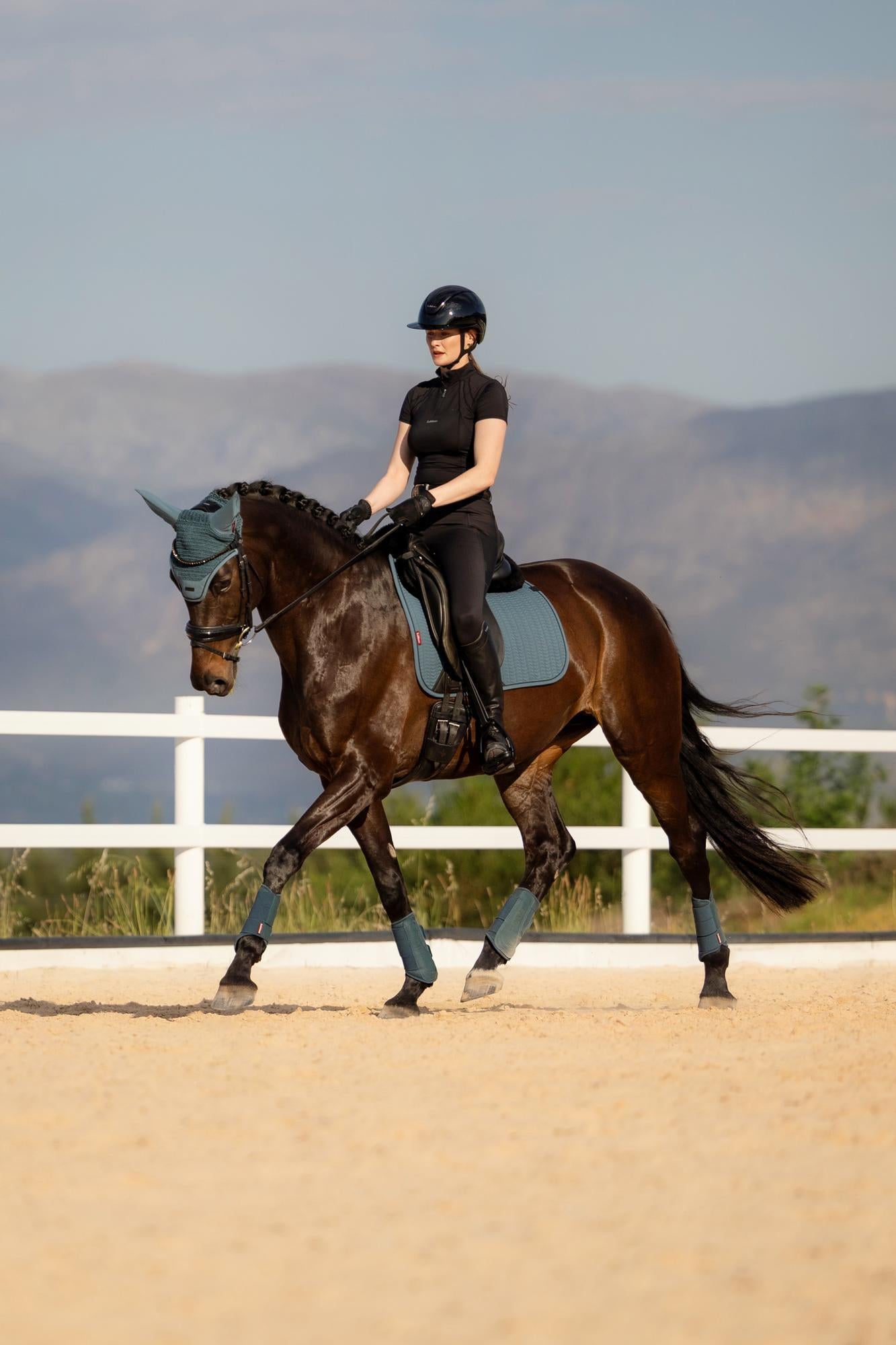 LeMieux Essence Dressage Saddle Pad Jungle-English Saddle Pad-LeMieux-Small/Medium-Evolution Equestrian Co.