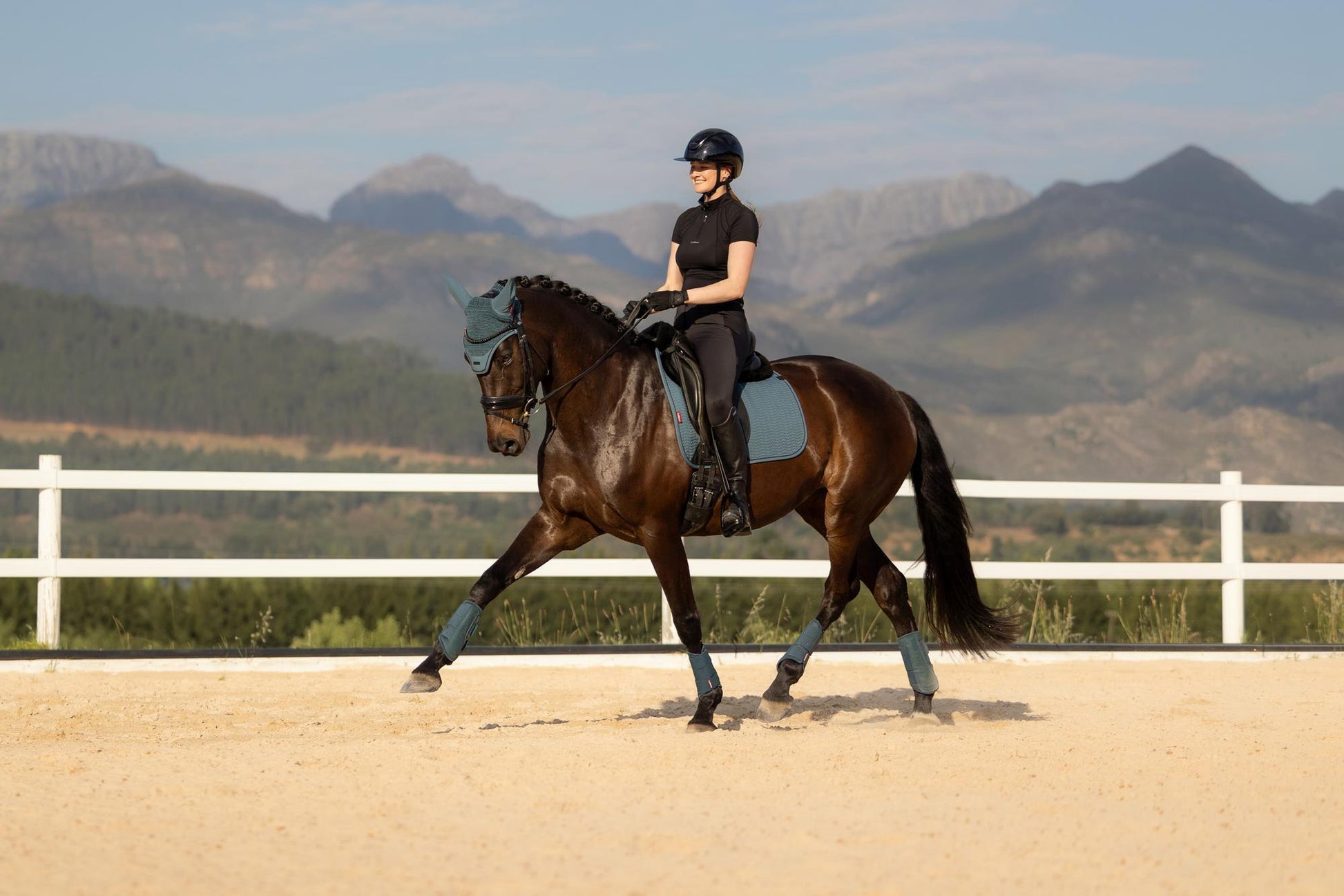 LeMieux Essence Dressage Saddle Pad Jungle-English Saddle Pad-LeMieux-Small/Medium-Evolution Equestrian Co.