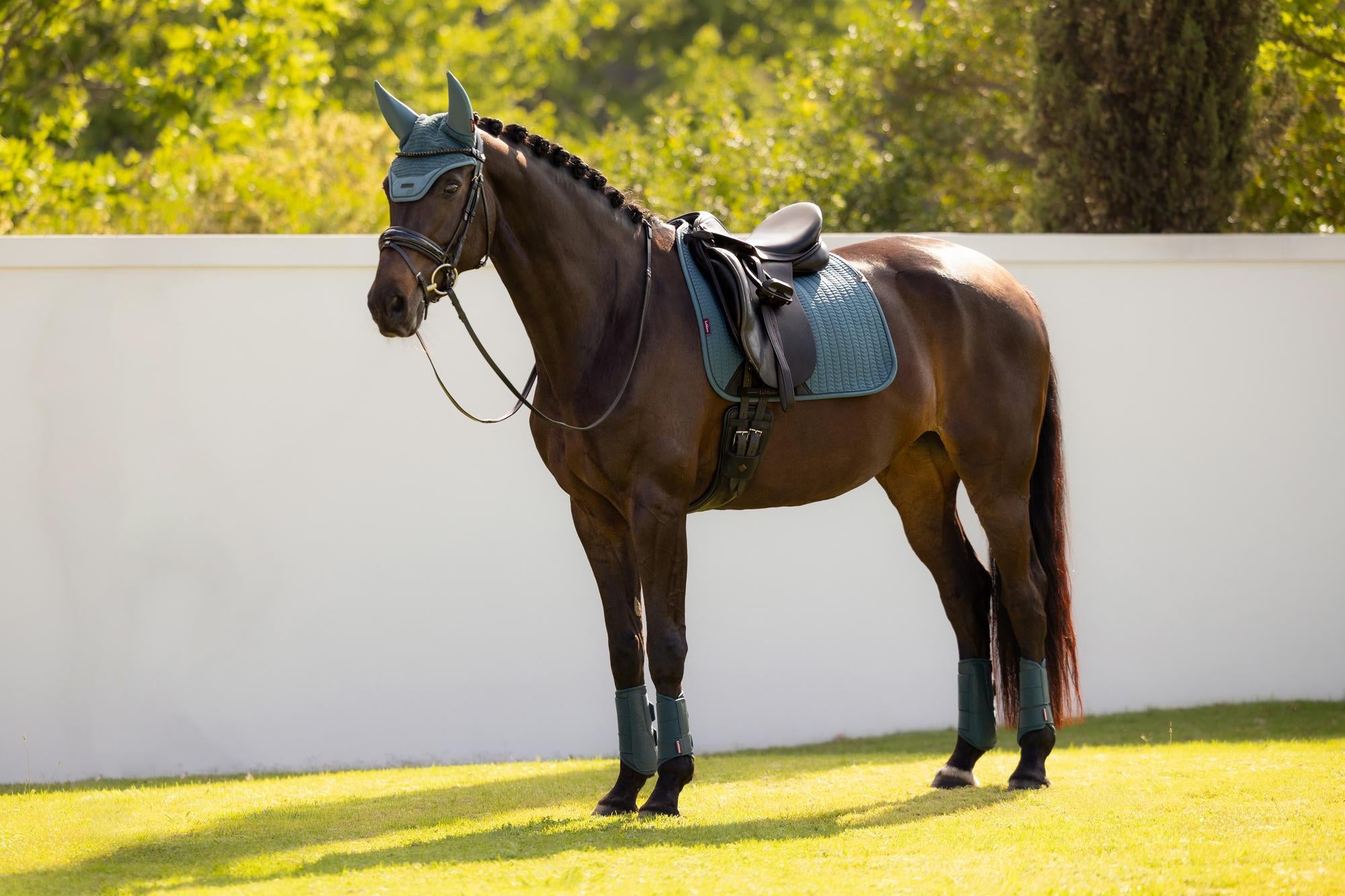 LeMieux Essence Dressage Saddle Pad Jungle-English Saddle Pad-LeMieux-Small/Medium-Evolution Equestrian Co.