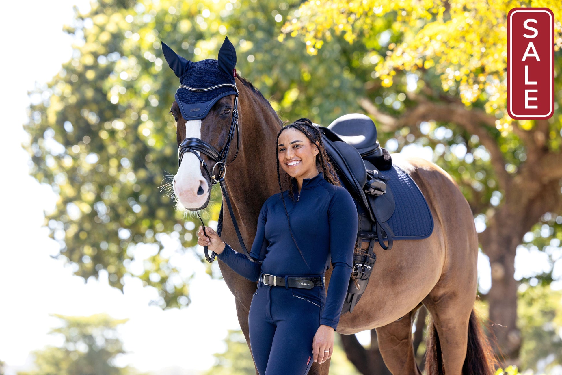 LeMieux Essence Dressage Saddle Pad Navy-Dressage Saddle Pad-LeMieux-Evolution Equestrian Co.