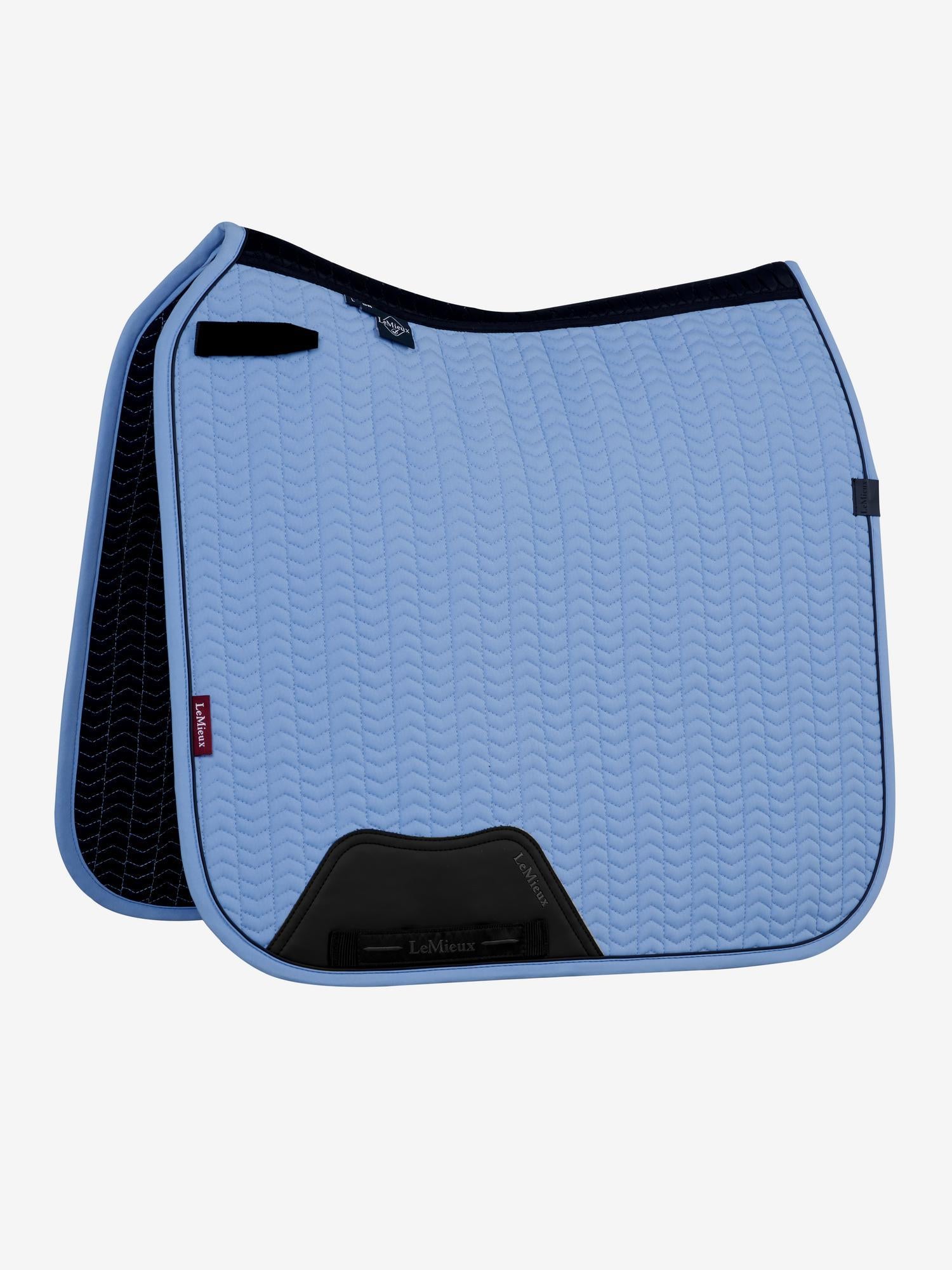 LeMieux Essence Dressage Saddle Pad Powder Blue-English Saddle Pad-LeMieux-Large-Evolution Equestrian Co.