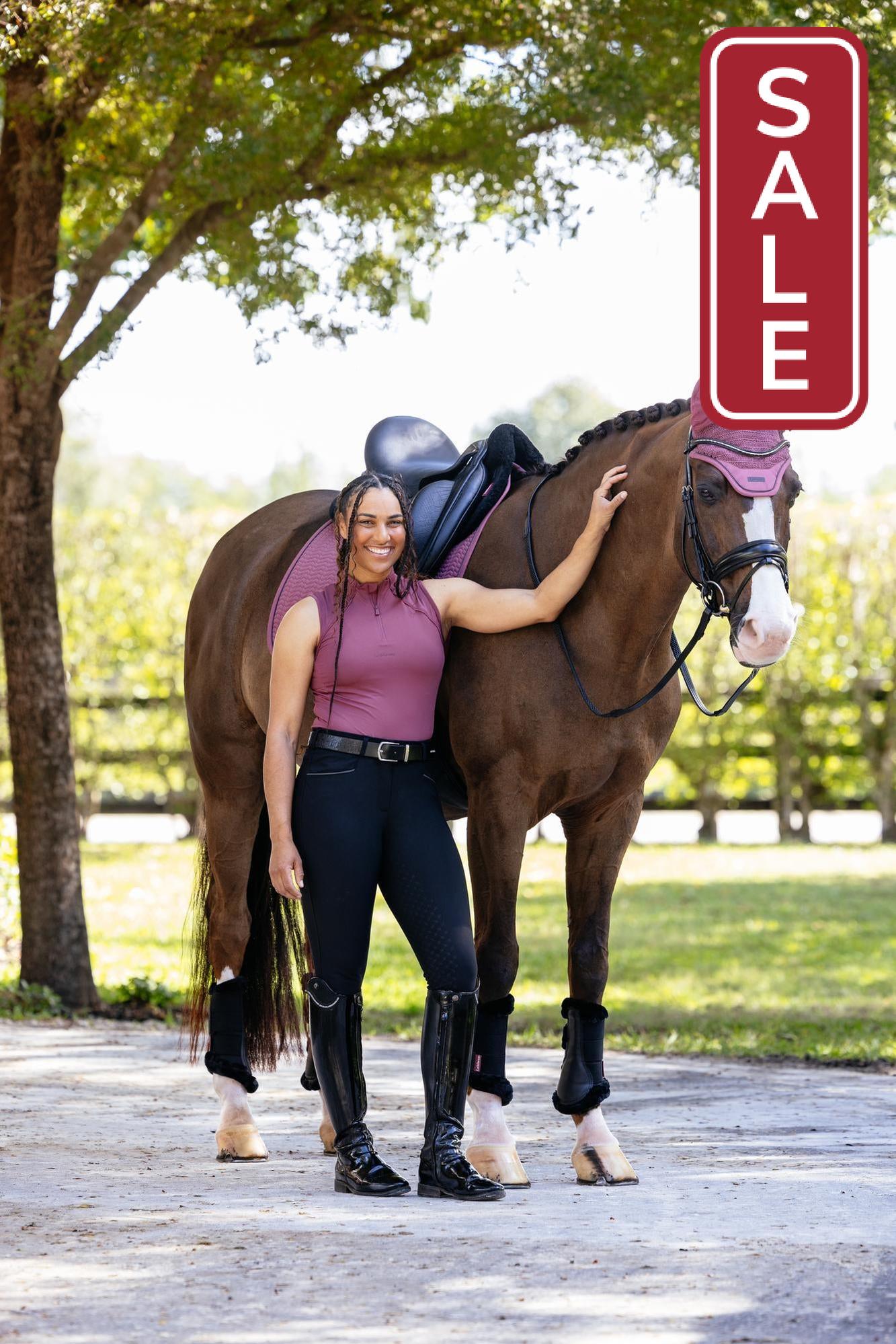 LeMieux Essence Dressage Saddle Pad Rosewood-Dressage Saddle Pad-LeMieux-Evolution Equestrian Co.