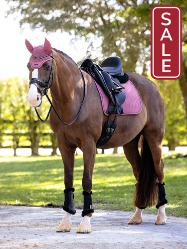 LeMieux Essence Dressage Saddle Pad Rosewood-Dressage Saddle Pad-LeMieux-Evolution Equestrian Co.