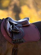 Load image into Gallery viewer, LeMieux Essence EuroJump Saddle Pad Damson-English Saddle Pad-LeMieux-Small/Medium-Evolution Equestrian Co.
