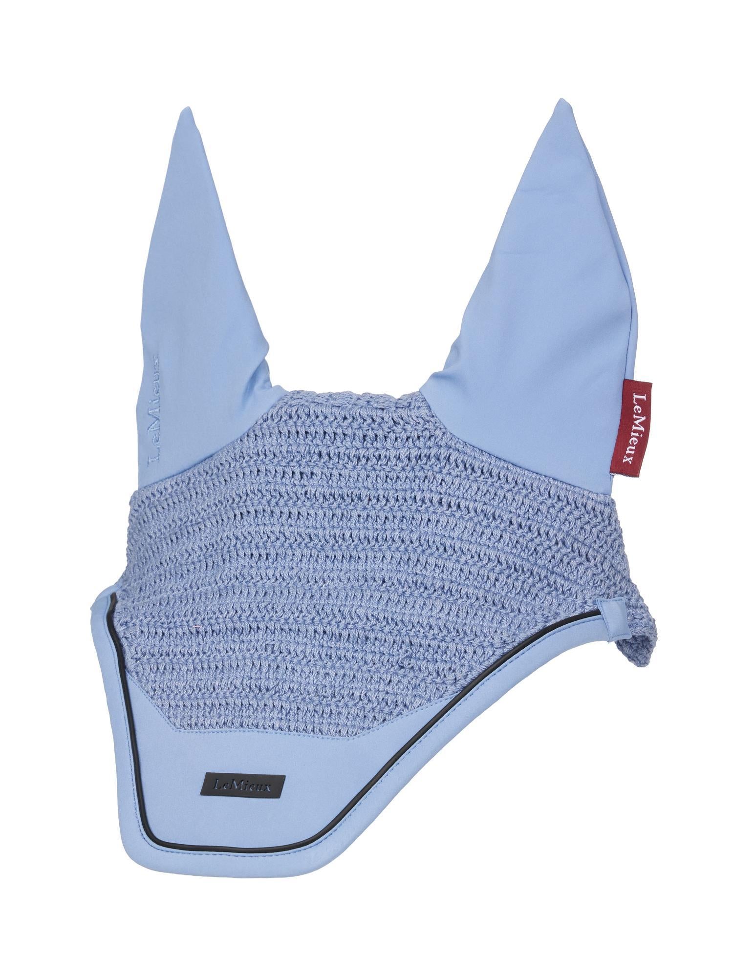 LeMieux Essence Fly Hood Powder Blue-English Accessories-LeMieux-Large (Horse)-Evolution Equestrian Co.
