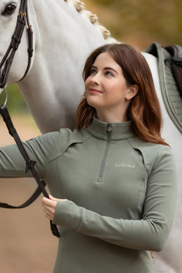 LeMieux Frances Quarter Zip Fleece-Riding Shirts-LeMieux-XXSmall / 2 US / 6 UK-Damson-Evolution Equestrian Co.