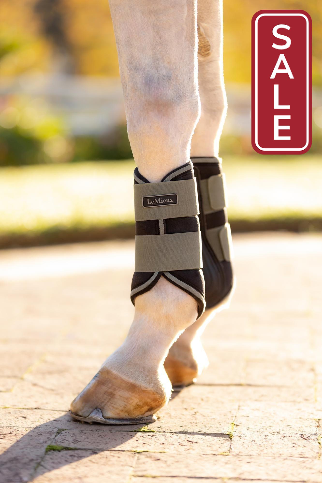 LeMieux Grafter Brushing Boots Rosemary-Horse Boots-LeMieux-Medium-Evolution Equestrian Co.