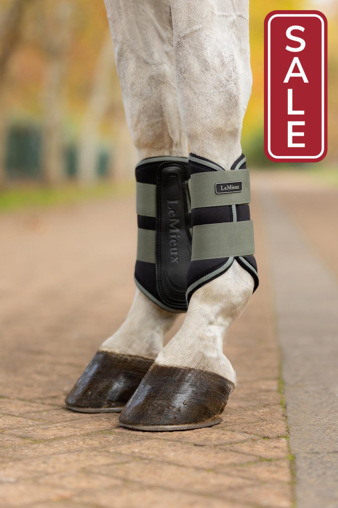 LeMieux Grafter Brushing Boots Rosemary-Horse Boots-LeMieux-Medium-Evolution Equestrian Co.