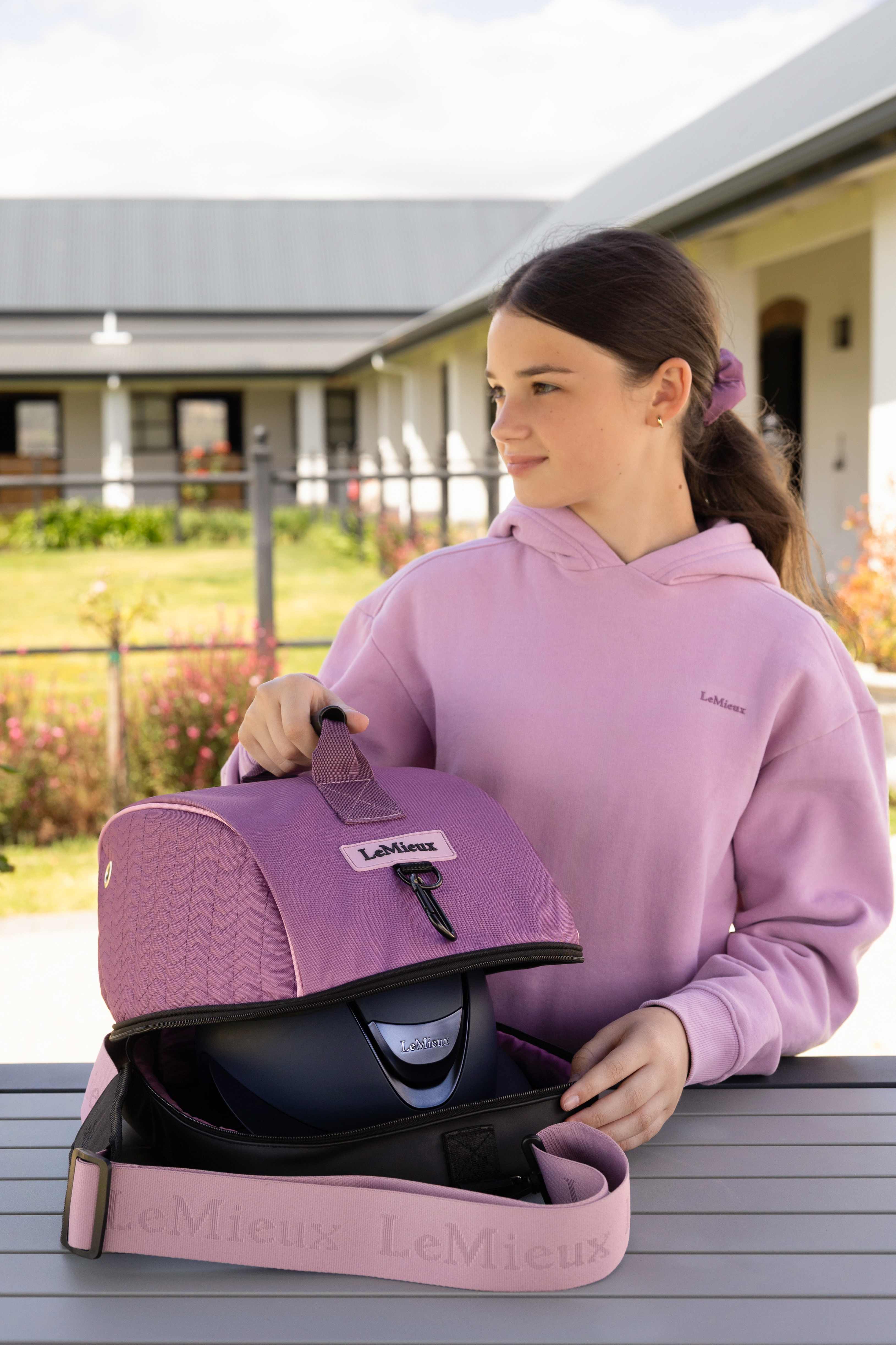 LeMieux Helmet Bag Mallow-For the Rider-LeMieux-Evolution Equestrian Co.