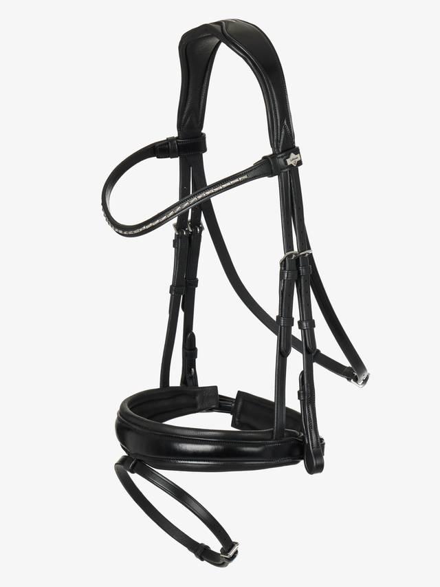 LeMieux Kudos Classic Dressage Bridle-Bridle-LeMieux-Black-Pony-Evolution Equestrian Co.