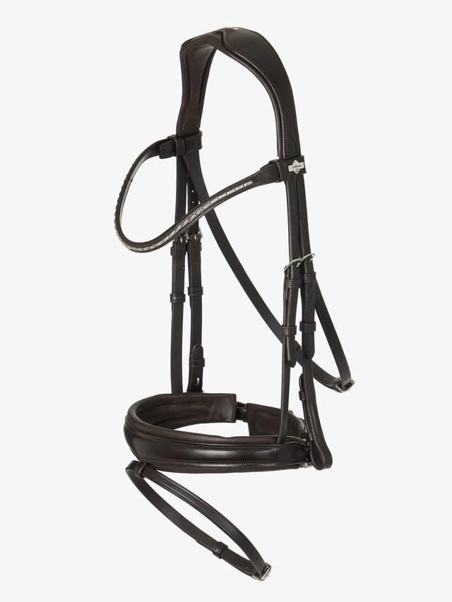 LeMieux Kudos Classic Dressage Bridle-Bridle-LeMieux-Black-Pony-Evolution Equestrian Co.