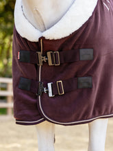 Load image into Gallery viewer, LeMieux Kudos Luxe Fleece Cooler Damson-Horse Blanket-LeMieux-72&quot;-Evolution Equestrian Co.
