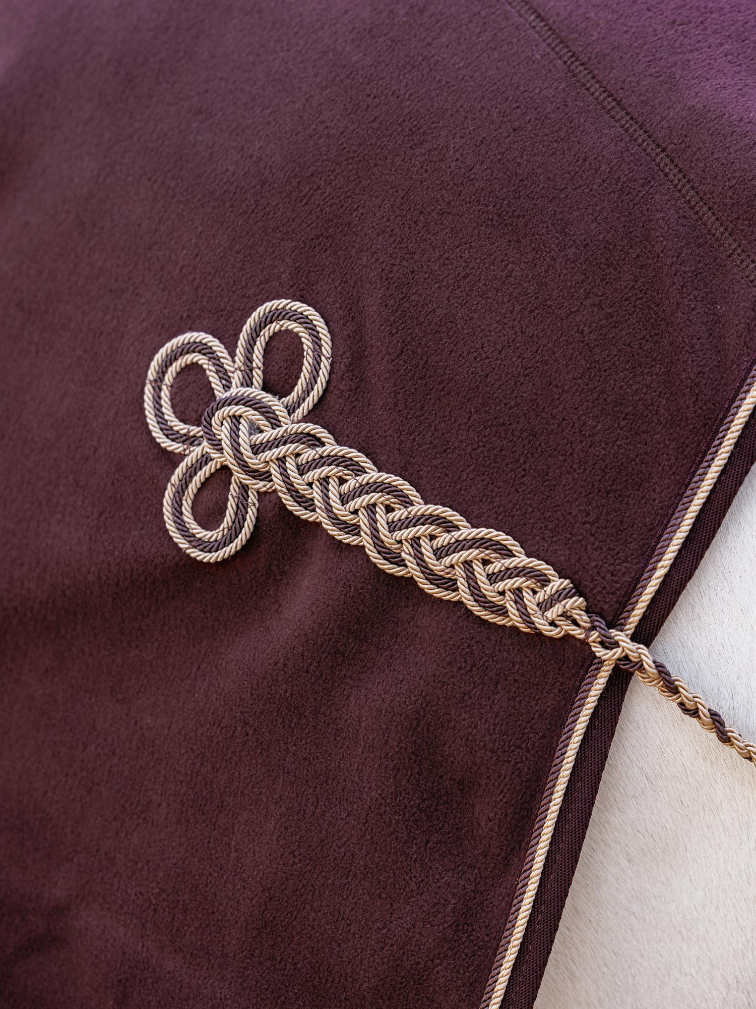 LeMieux Kudos Luxe Fleece Cooler Damson-Horse Blanket-LeMieux-72"-Evolution Equestrian Co.