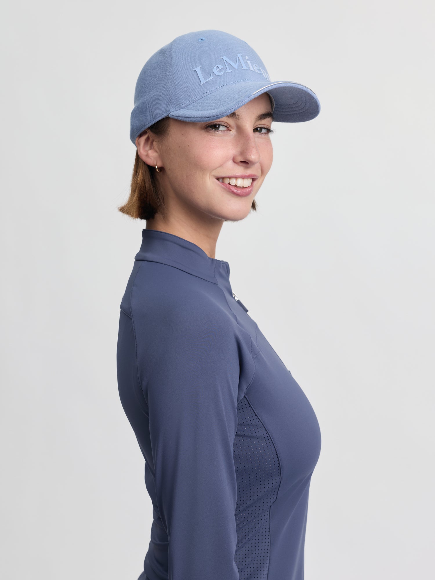 LeMieux Lara Cap-Hat-LeMieux-Powder Blue-Evolution Equestrian Co.