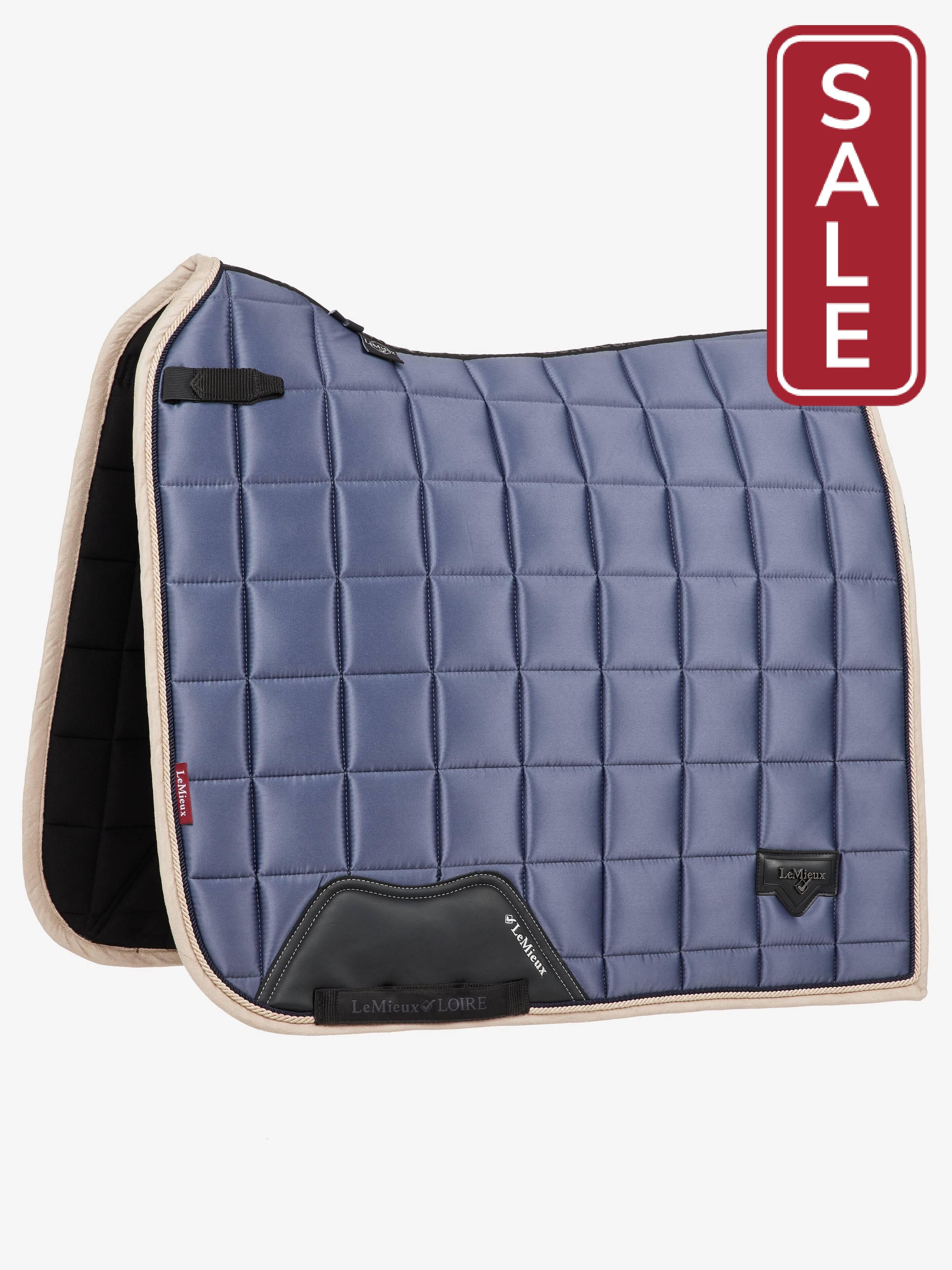 LeMieux Loire Classic Jay Blue Dressage Saddle Pad-English Saddle Pads-LeMieux-Evolution Equestrian Co.
