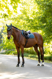 LeMieux Loire Close Contact Saddle Pad Jungle-English Saddle Pad-LeMieux-Small/Medium-Evolution Equestrian Co.