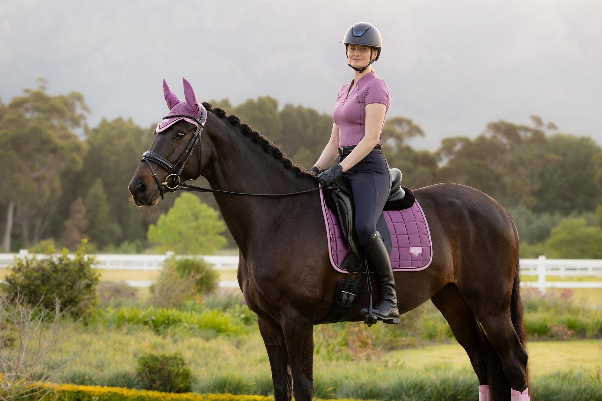 LeMieux Loire Dressage Saddle Pad Mallow-English Saddle Pad-LeMieux-Small/Medium-Evolution Equestrian Co.