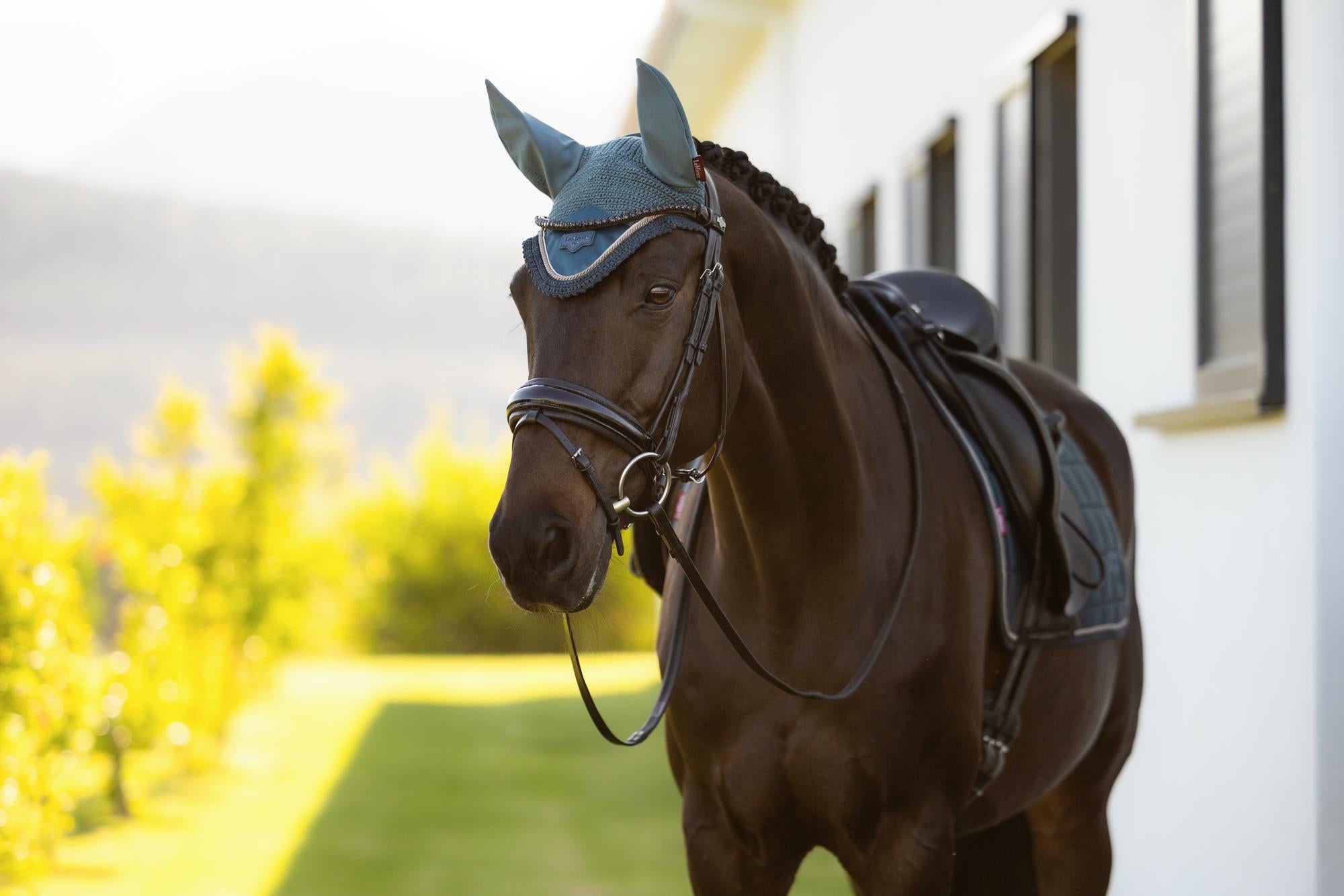 LeMieux Lorie Fly Hood Jungle-English Accessories-LeMieux-Medium-Evolution Equestrian Co.