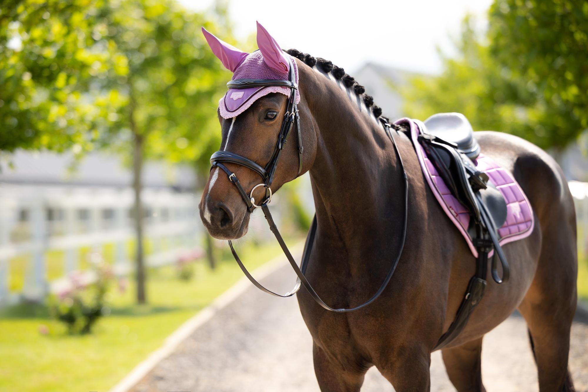 LeMieux Lorie Fly Hood Mallow-English Accessories-LeMieux-Medium-Evolution Equestrian Co.