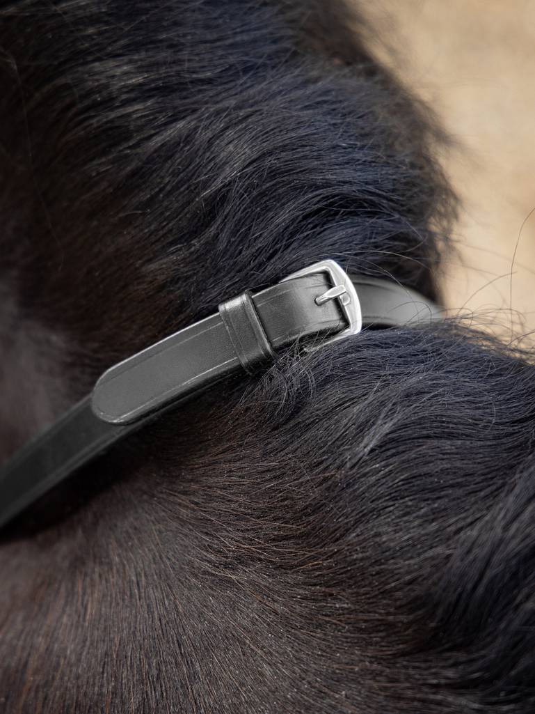 LeMieux Magna Grip Rubber Reins-Horse Tack-LeMieux-Black/Silver-Pony-Evolution Equestrian Co.