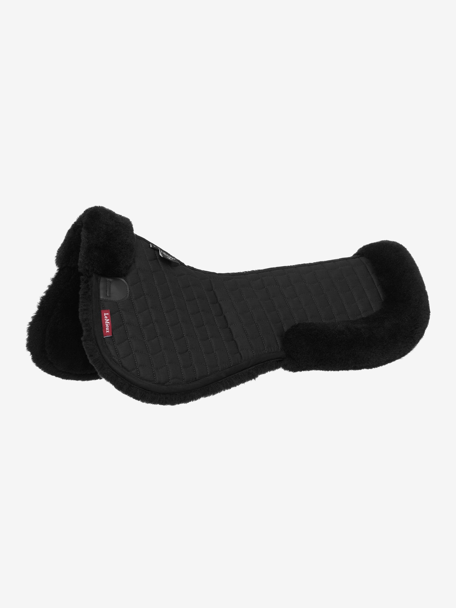 LeMieux Merino+ Half Pad-English Saddle Pad-LeMieux-Black-Small-Evolution Equestrian Co.