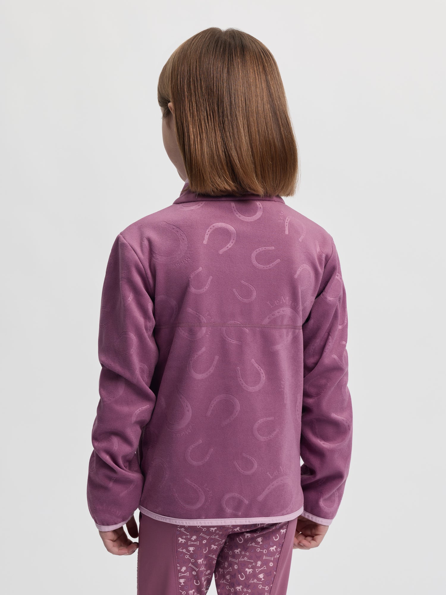 LeMieux Mini Maggie Fleece-Sweatershirt-LeMieux-Mallow-3-4 years-Evolution Equestrian Co.