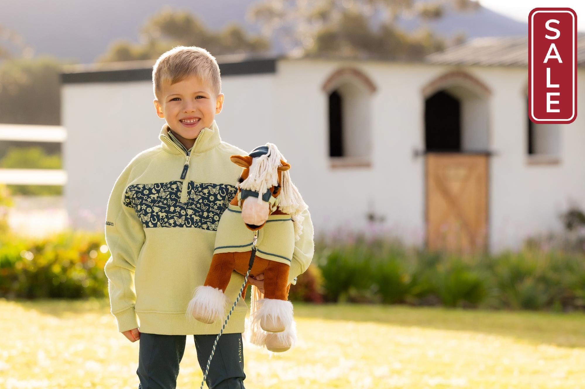 LeMieux Mini Quinn Quarter Zip Sweater-Riding Shirts-LeMieux-3-4 years-Evolution Equestrian Co.