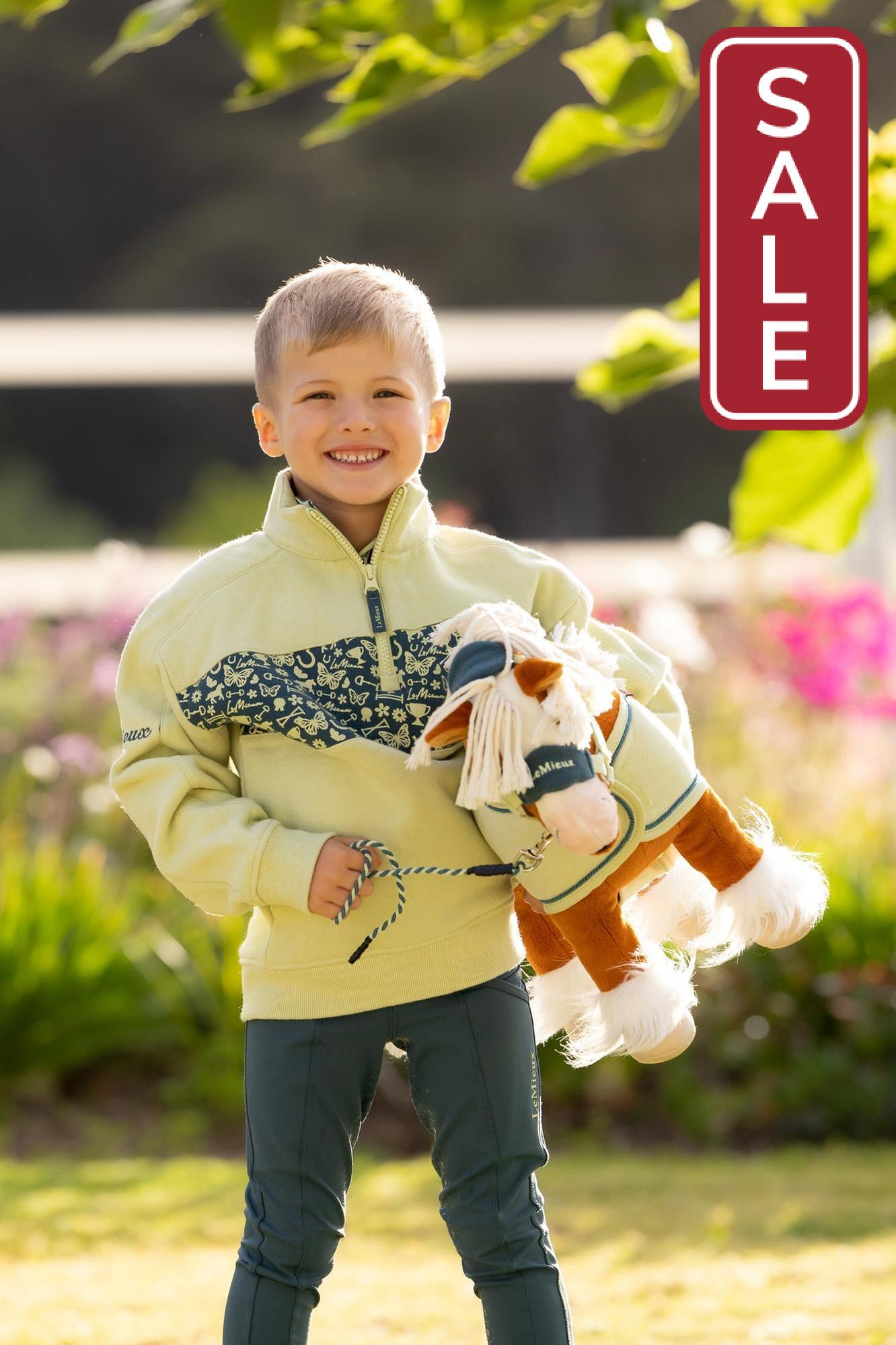 LeMieux Mini Quinn Quarter Zip Sweater-Riding Shirts-LeMieux-3-4 years-Evolution Equestrian Co.