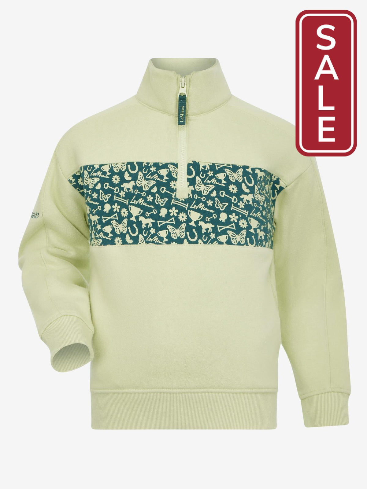 LeMieux Mini Quinn Quarter Zip Sweater-Riding Shirts-LeMieux-3-4 years-Evolution Equestrian Co.