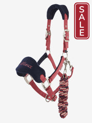 LeMieux Mini Vogue Cranberry Halter and Leadrope-Halter-LeMieux-Super Mini-Evolution Equestrian Co.