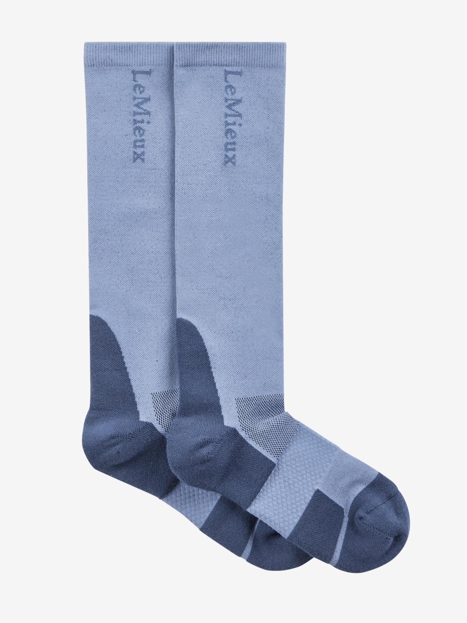LeMieux Performance Socks Powder Blue-Socks-LeMieux-Medium-Evolution Equestrian Co.