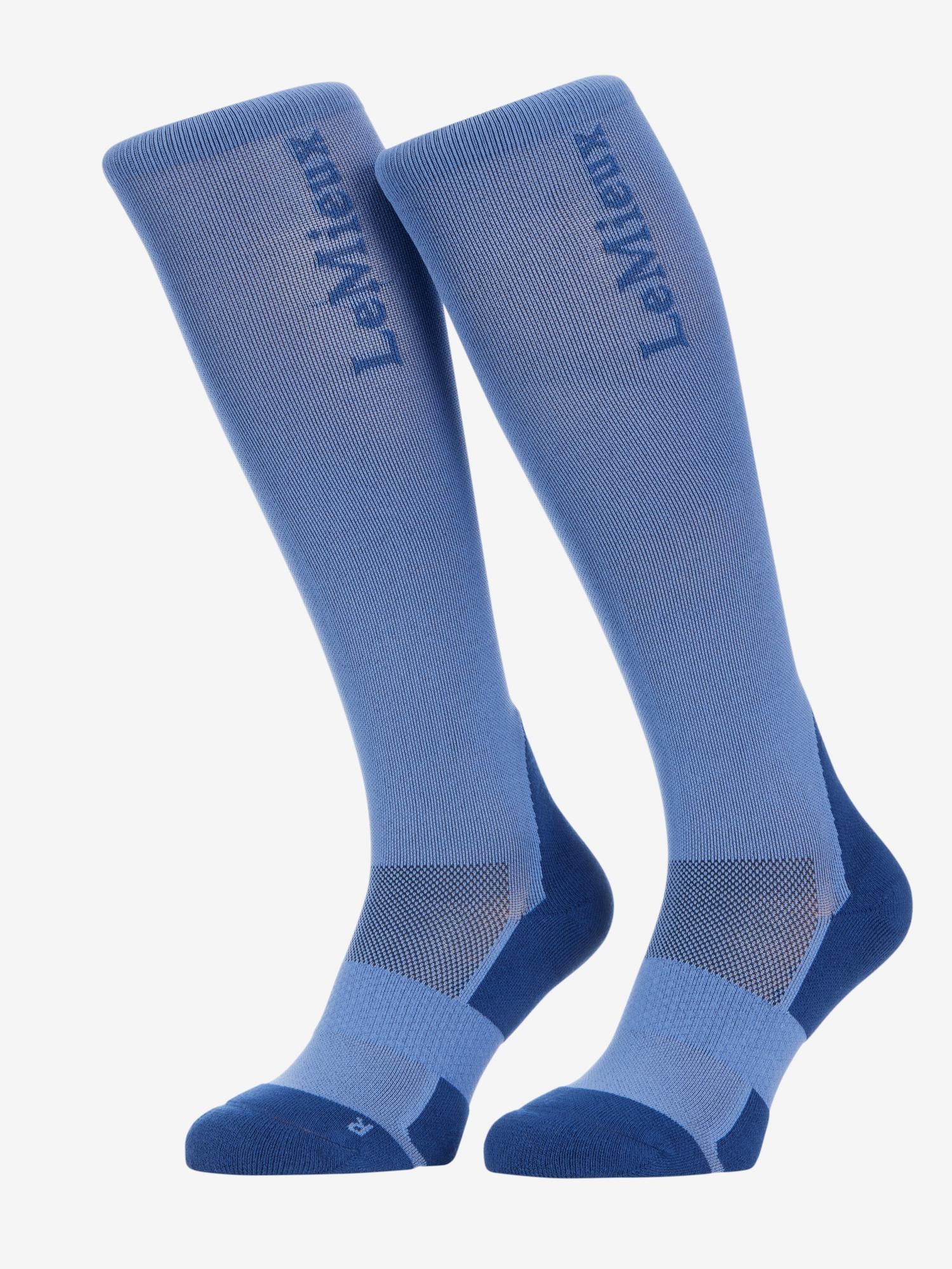 LeMieux Performance Socks Powder Blue-Socks-LeMieux-Medium-Evolution Equestrian Co.