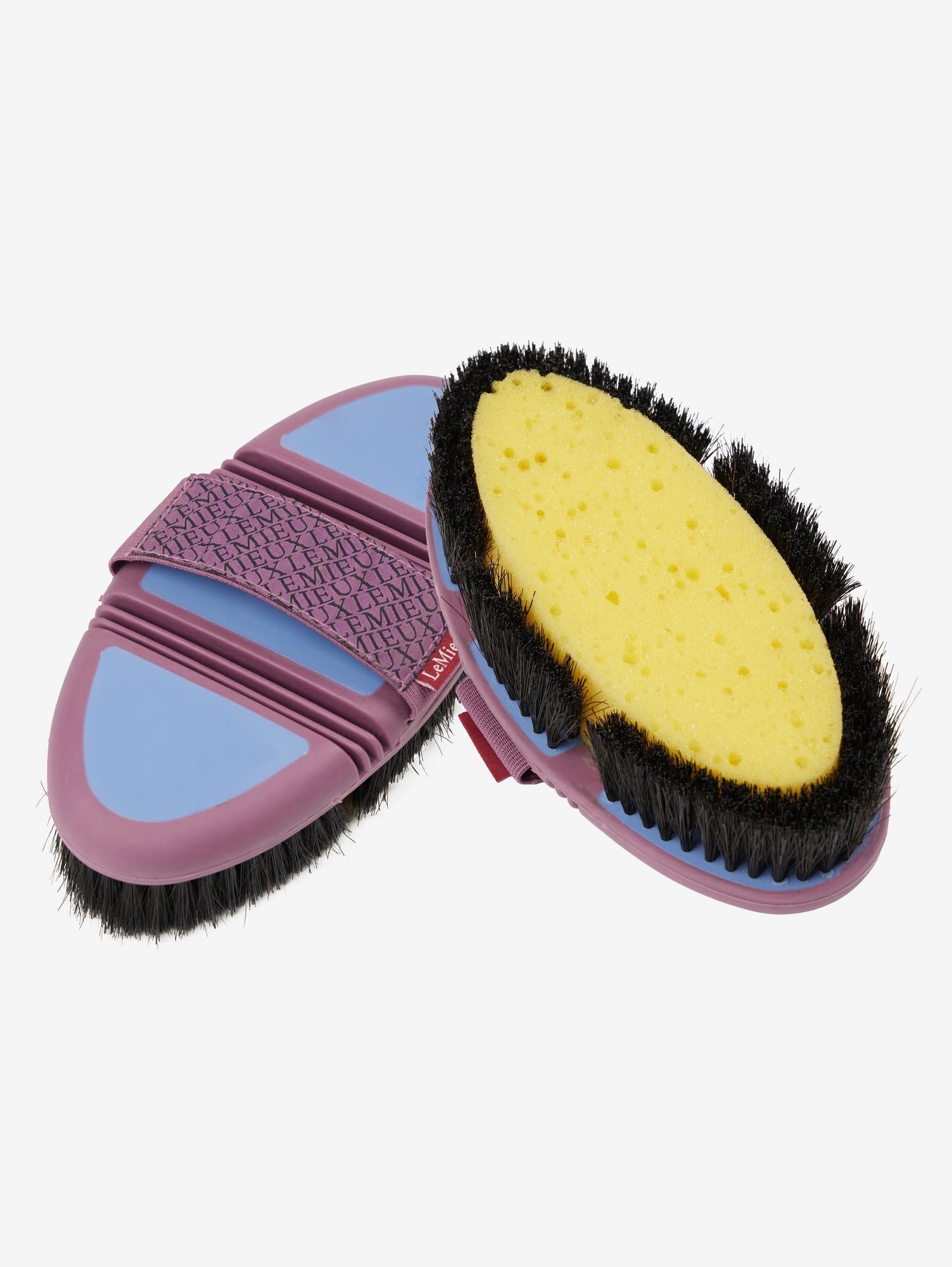 LeMieux Powder Blue Flexi Sponge Brush-Horse Brush-LeMieux-Evolution Equestrian Co.