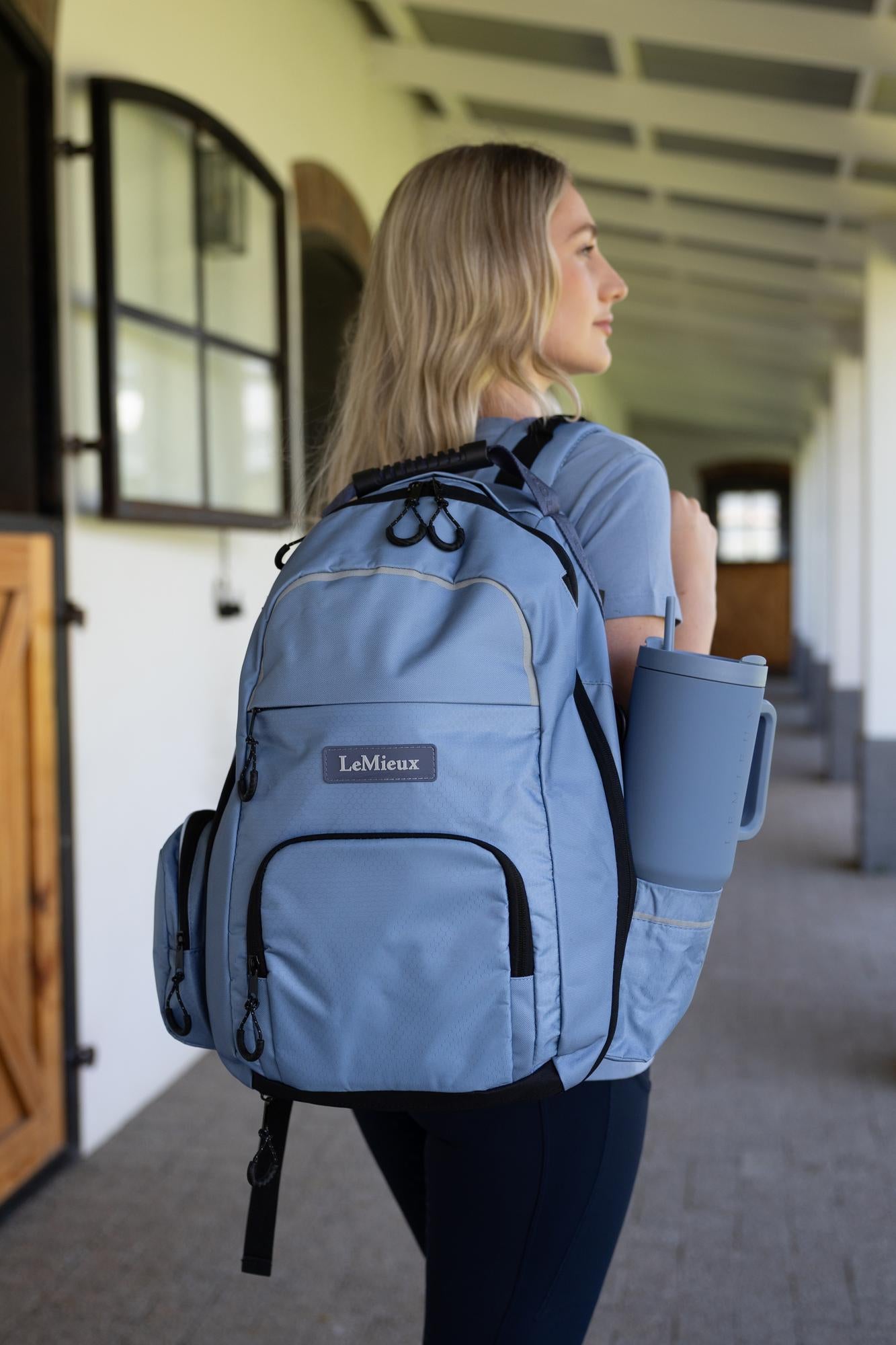 LeMieux Pro Rucksack Powder Blue-For the Rider-LeMieux-Evolution Equestrian Co.