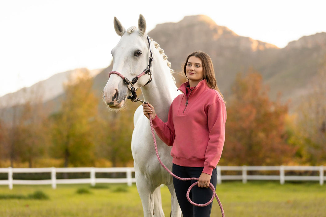 LeMieux Ropella Halter Cranberry-Halter-LeMieux-Cob-Evolution Equestrian Co.