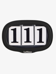 LeMieux Saddle Pad Number Holder-English Accessories-LeMieux-Black-Evolution Equestrian Co.