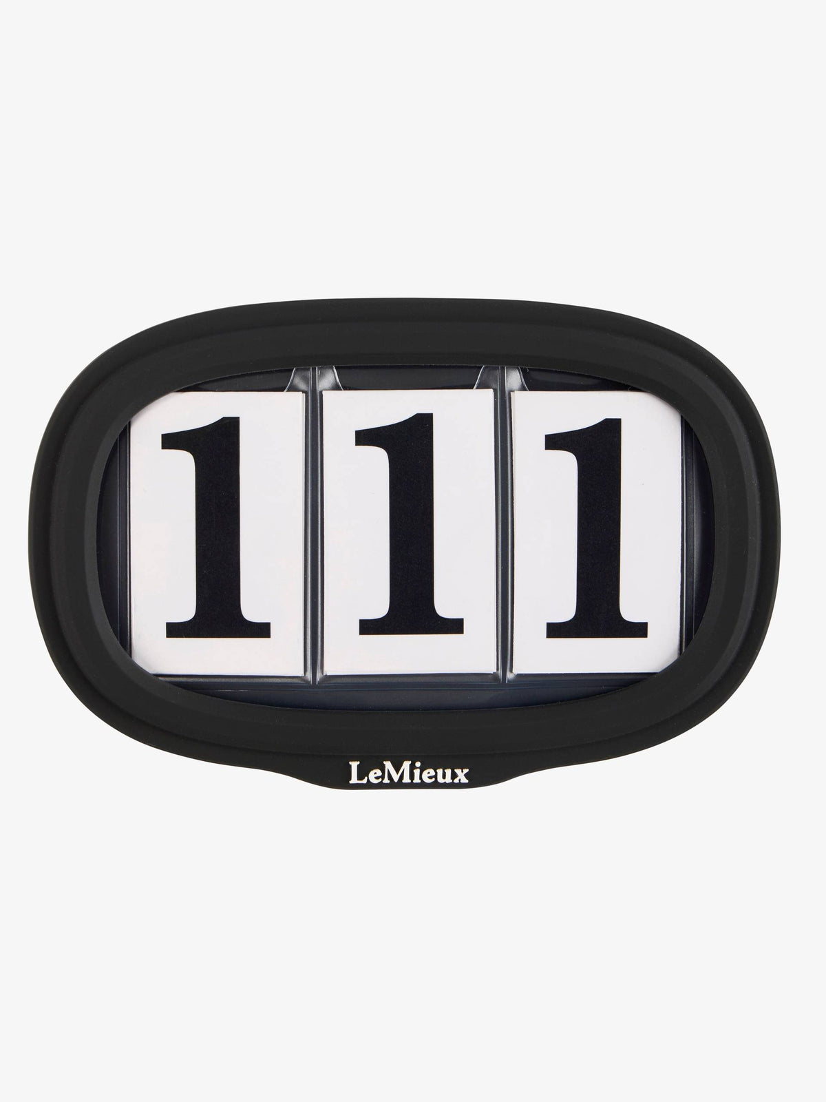 LeMieux Saddle Pad Number Holder-English Accessories-LeMieux-Black-Evolution Equestrian Co.