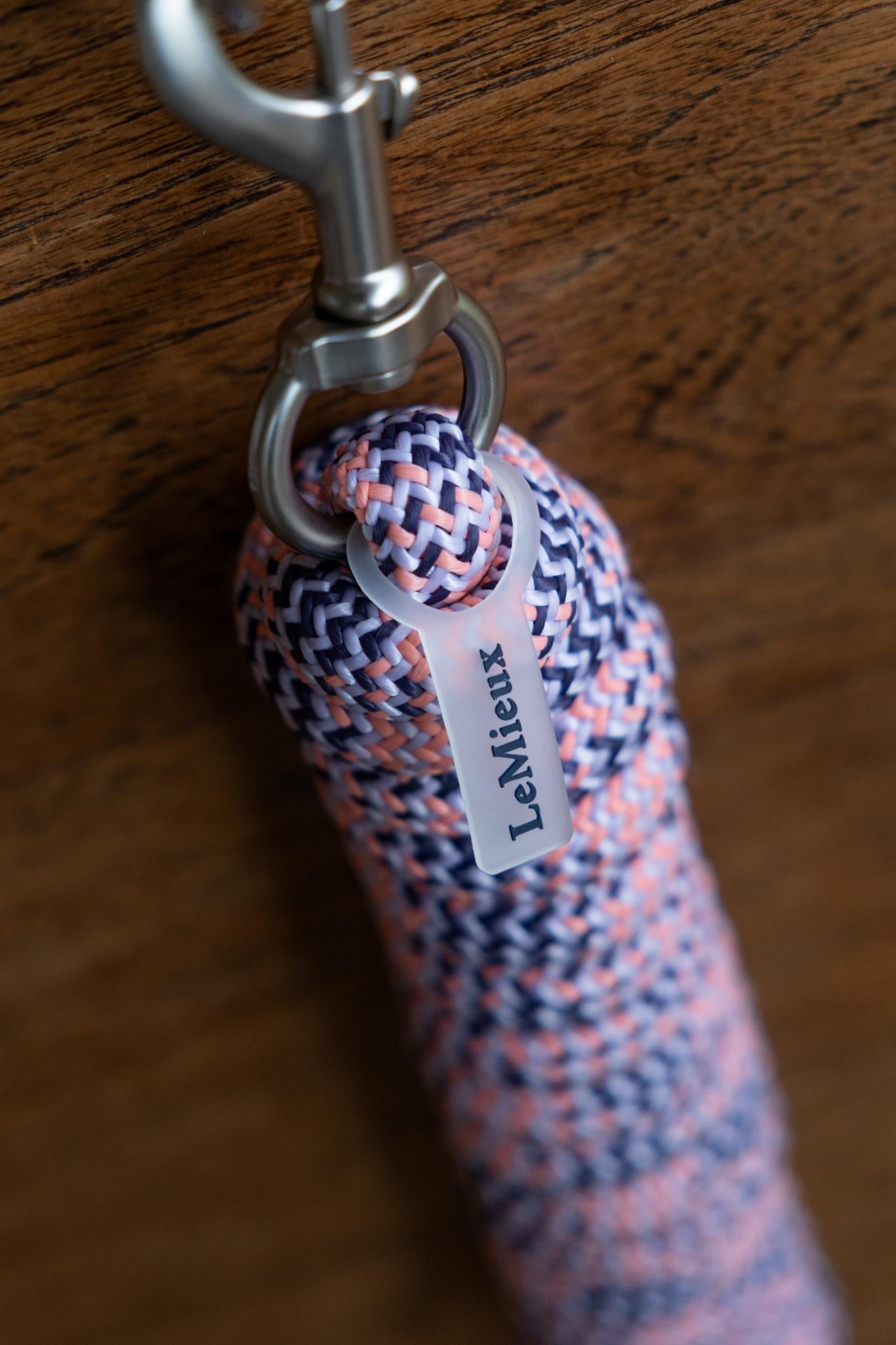 LeMieux Seasonal Training Leadrope-Lead Rope-LeMieux-Juniper/Lilac/Peach-Evolution Equestrian Co.