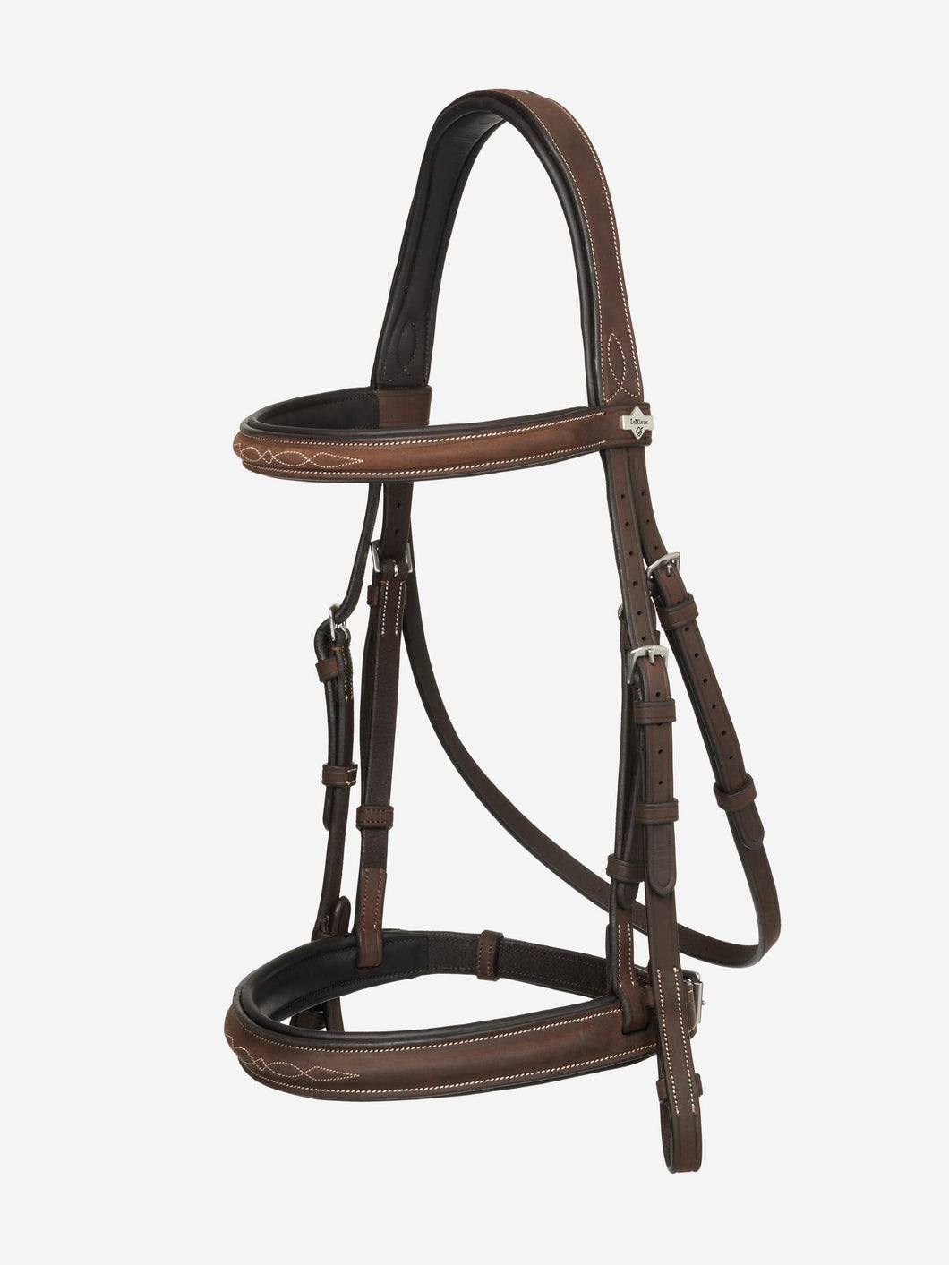 LeMieux Stitched Hunter Bridle with Laced Reins-Bridle-LeMieux-Pony-Evolution Equestrian Co.