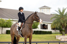 Load image into Gallery viewer, LeMieux Stitched Hunter Bridle with Laced Reins-Bridle-LeMieux-Pony-Evolution Equestrian Co.
