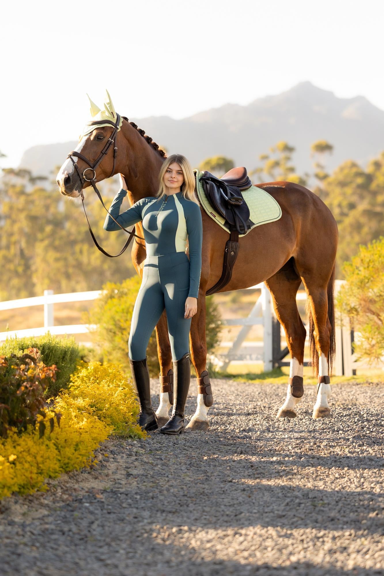 LeMieux Suede Close Contact Saddle Pad Macaron-English Saddle Pad-LeMieux-Evolution Equestrian Co.