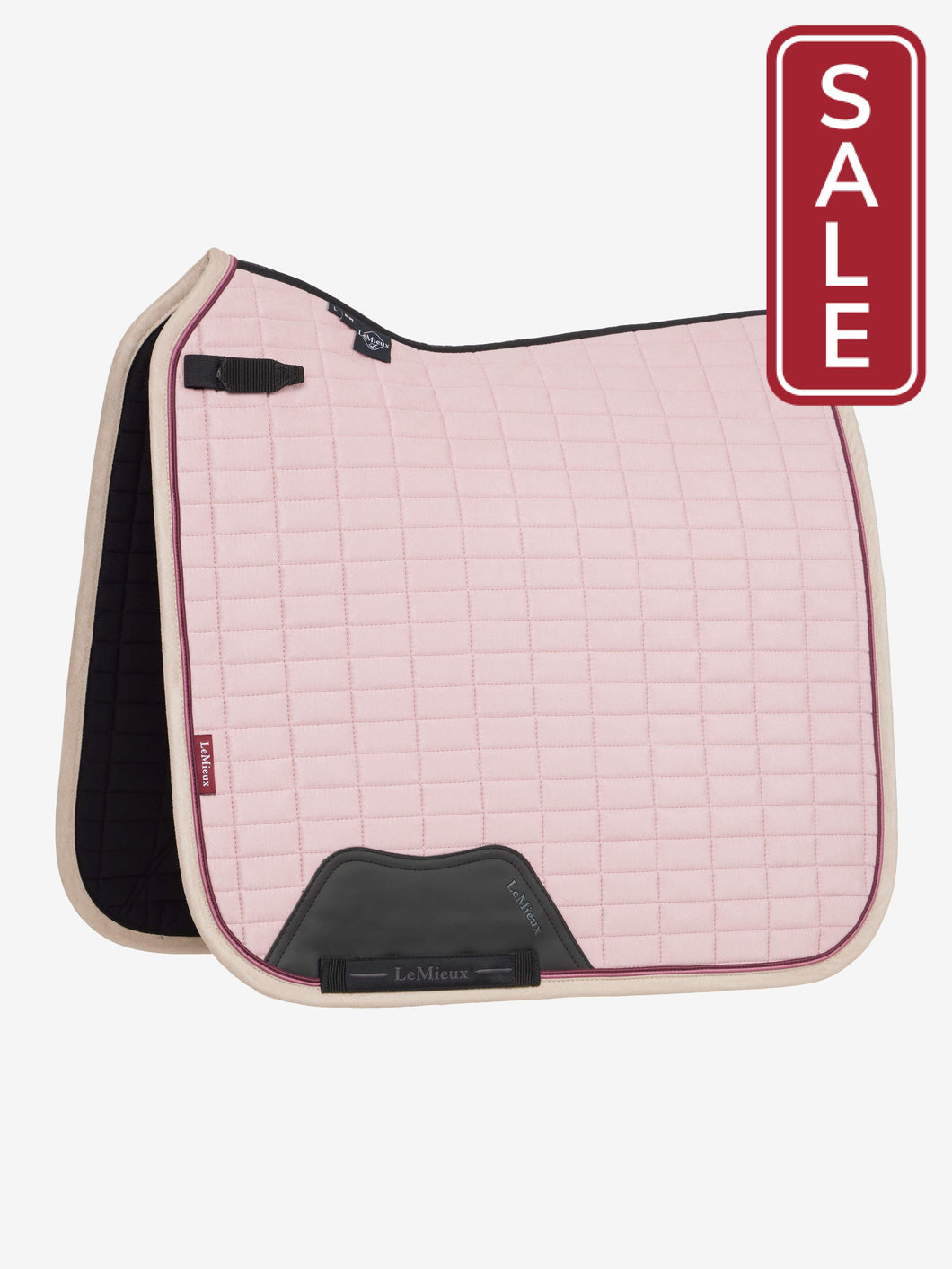 LeMieux Suede Dressage Saddle Pad Blossom-English Saddle Pad-LeMieux-Small/Medium (Cob)-Evolution Equestrian Co.