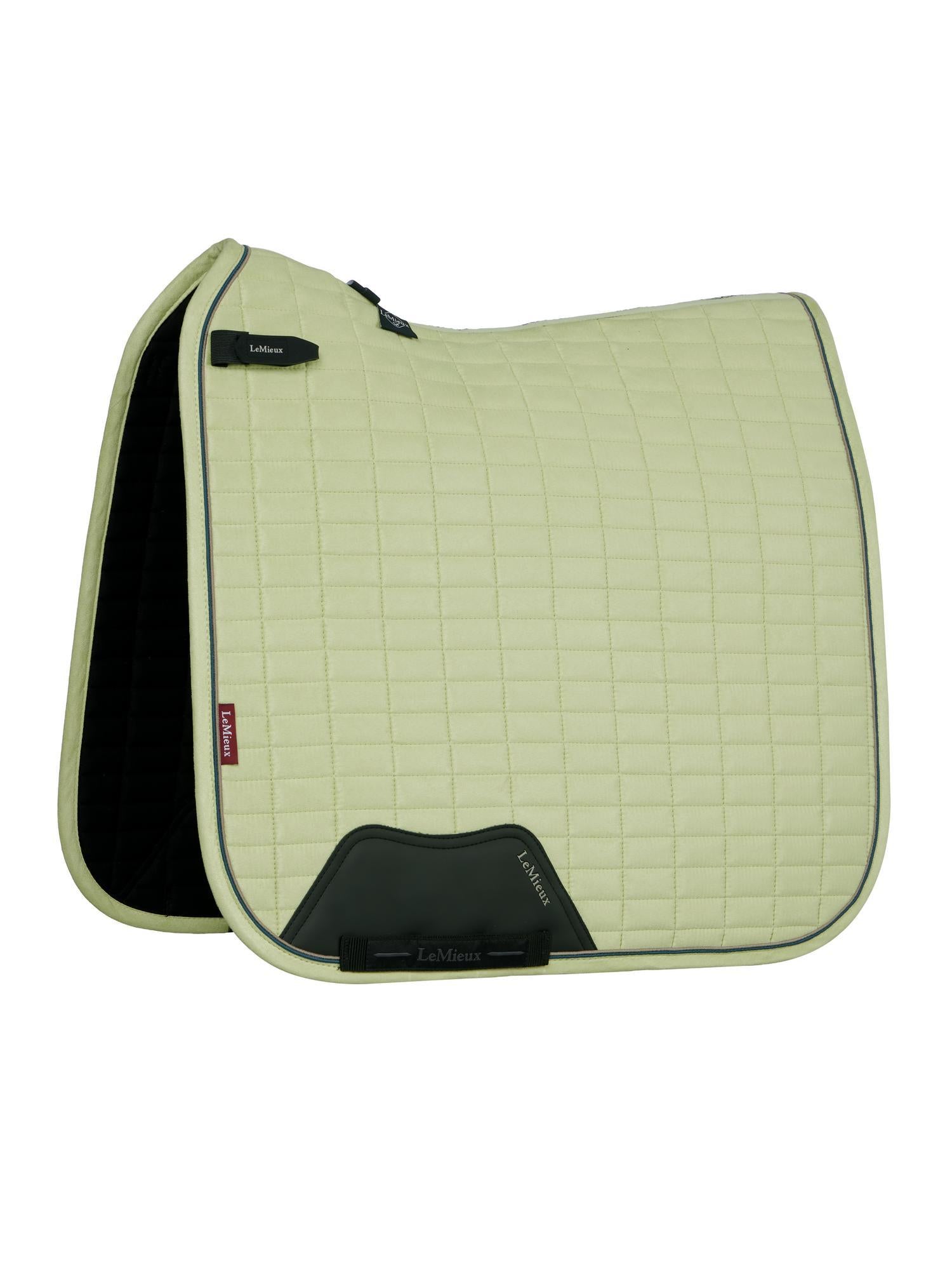LeMieux Suede Dressage Saddle Pad Macaron-Dressage Saddle Pad-LeMieux-Evolution Equestrian Co.