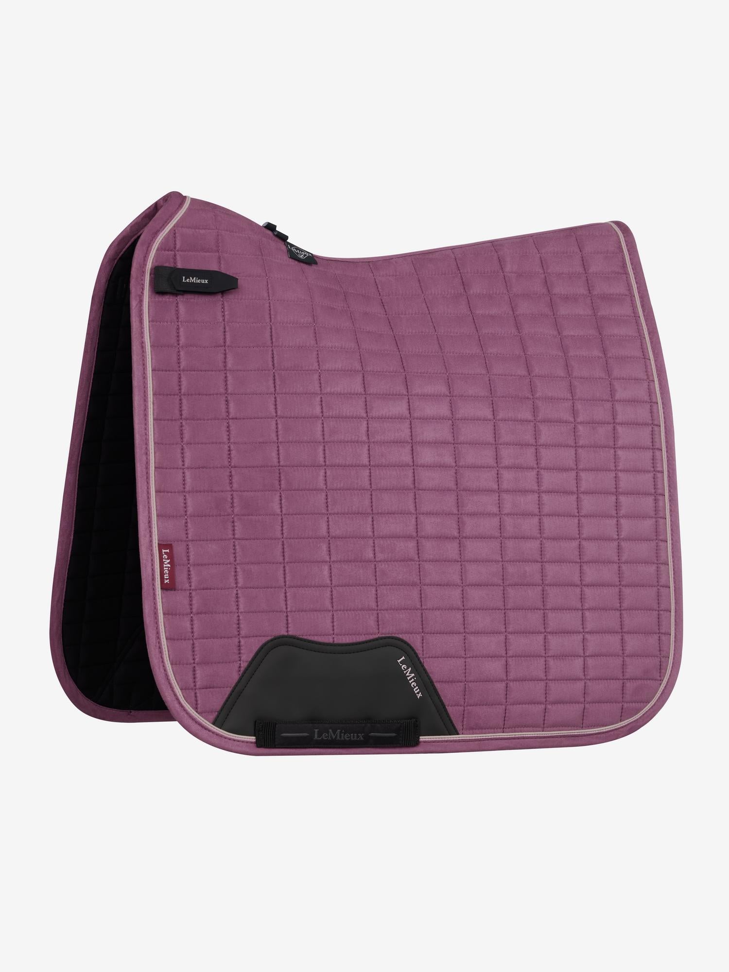 LeMieux Suede Dressage Saddle Pad Mallow-Dressage Saddle Pad-LeMieux-Evolution Equestrian Co.