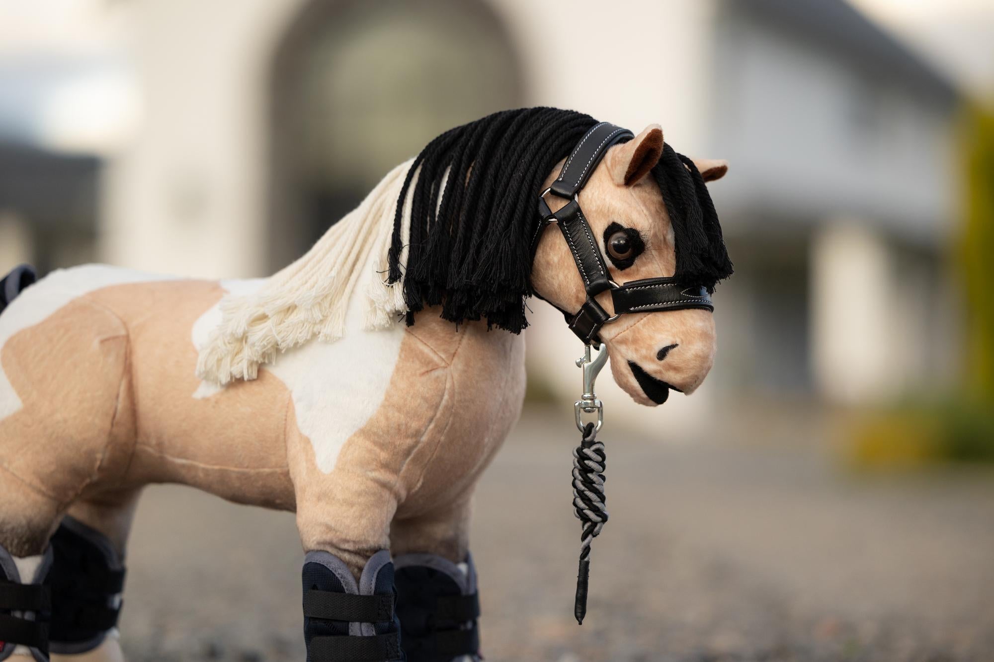 LeMieux Toy Pony Leather Headcollar & Leadrope Black-Toys-LeMieux-Evolution Equestrian Co.